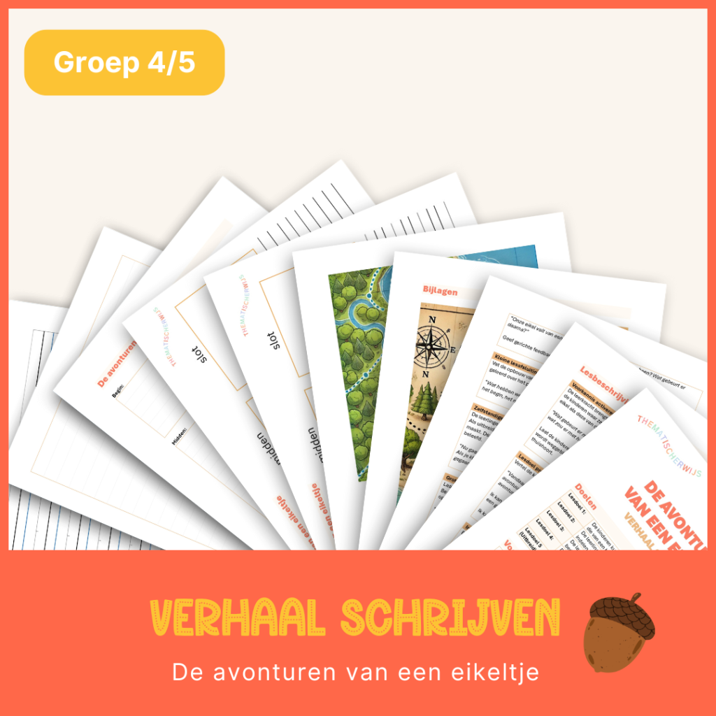 Verhaal schrijven - De avonturen van een eikeltje