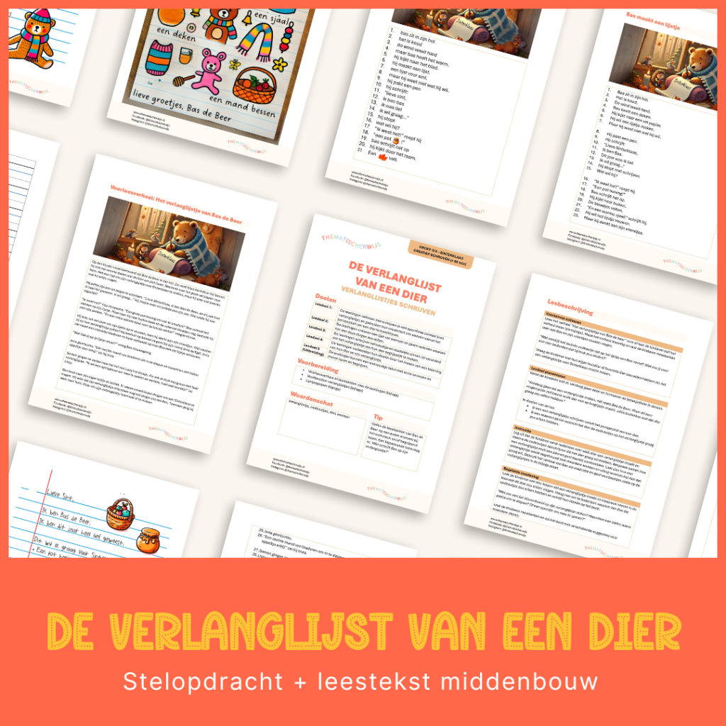 Stelopdracht/leestekst - Sinterklaas (middenbouw)