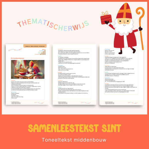 Toneelleestekst - Sinterklaas (middenbouw)